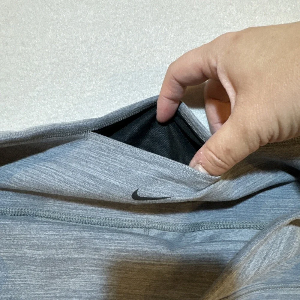 Nike Dri-fit Training Legging‎ High Rise Crop Gray XXL Gentle Support FN3236-084